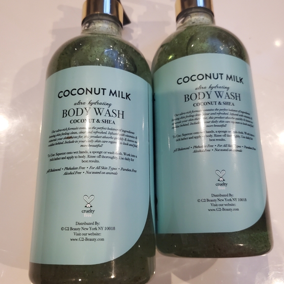 Coconut Milk & Shea Exfoliating Body Wash - 33.8 oz  (2 Bottles) - Picture 8 of 10